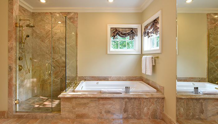 Overnight Guest Suites Bathroom At Trump National Golf Club Westchester, Briarcliff Manor, Ny
