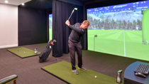 Indoor Golf Simulator At Trump National Golf Club Westchester, Briarcliff Manor, Ny